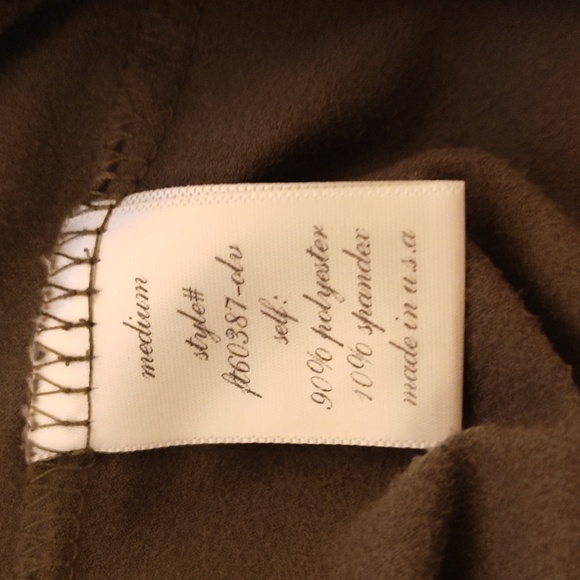 Woman's Olive Green Dress Size:Med by   Mi ami Poly/Spandex blend - Picture 10 of 11